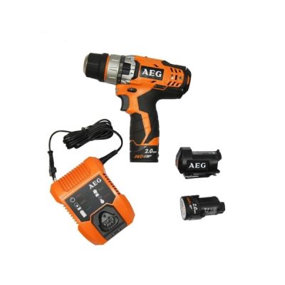 دریل شارژی چکشی AEG (به همراه شارژر USB) - BSB12C2+BHJ12C2